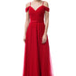 Vestido de Chiffon al Hombro con Tirantes (Varios Colores)
