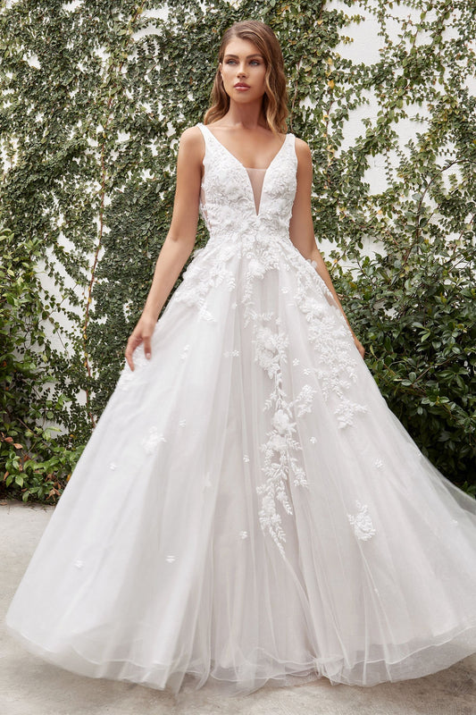 Vestido de Novia con Encaje Gardenia.