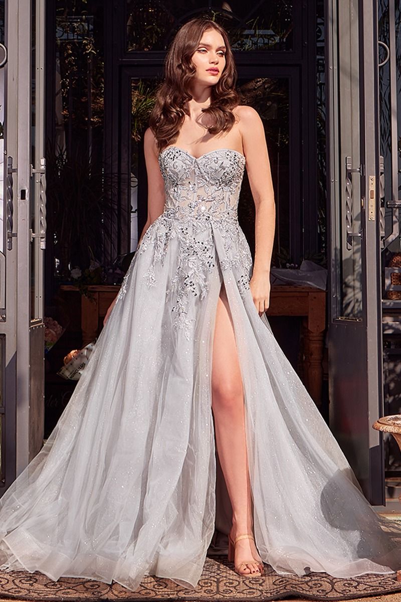 Vestido Con Corsé Sin Tirantes (Varios Colores)
