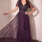 Vestido en Línea A con Adornos de Lentejuelas (Varios Colores)