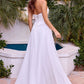 Vestido de Novia Corte en A con Escote Redondo, Color Off White
