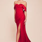 Vestido Con Hombros Estirados de Spandex (Varios Colores)
