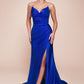 Vestido de Satén Elástico Sin Tirantes. (Varios Colores)