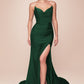 Vestido de Satén Elástico Sin Tirantes. (Varios Colores)