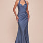 Vestido de Satén con Stetch Curvy. (Varios Colores)