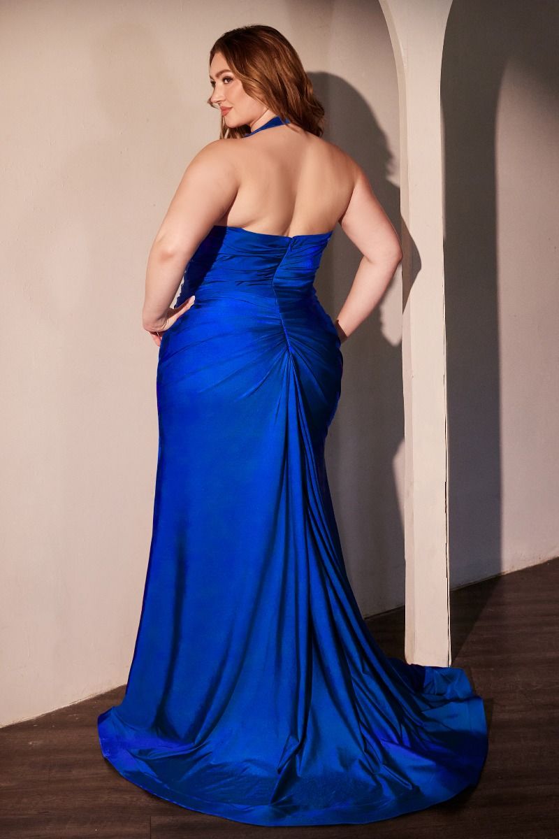 Vestido de Satén con Stretch Curvy. (Varios Colores)