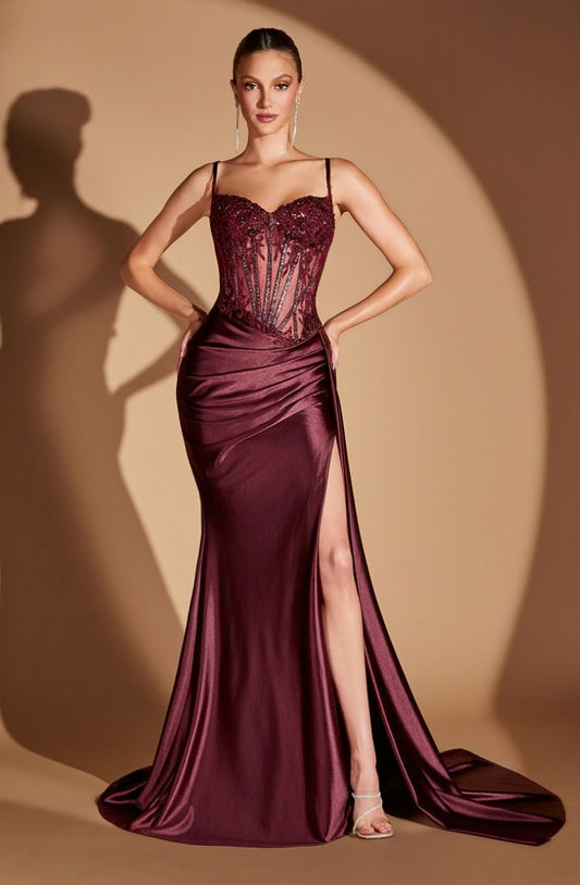 Vestido de Encaje de Satén y encaje Decorado (varios Colores.)