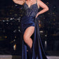 Vestido Curvy de Satín con Encaje con Pedrería.(Varios Colores)