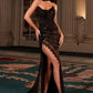 Vestido con Escote Redondo Gargantilla a juego y Adorno que Moldea el Cuerpo, Color Black