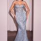 Vestido Sin Tirantes Decorados (Varios Colores)