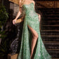 Vestido Sin Tirantes y Decoraciones con Brillo. (Varios  Colores)