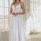 Vestido de Novia Línea A escote Corazón y con Tirantes.