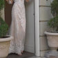 Vestido de Novia Corte Sirena Con Encaje Bohemio, Color Off White