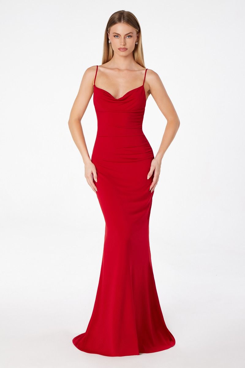 Vestido Corte Sirena Con Tirantes (Varios Colores)