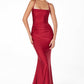 Vestido Corte Sirena ajustado con tirantes (Varios Colores