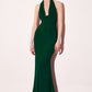 Vestido Corte Sirena Halter con espalda Descubierta (Varios Colores)