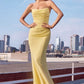 Vestido Dama de Honor en Corte Sirena  de Strapless (Varios Colores)