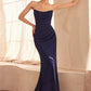 Vestido Dama de Honor en Corte Sirena  de Strapless (Varios Colores)