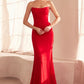 Vestido Dama de Honor en Corte Sirena  de Strapless (Varios Colores)