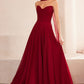 Vestido Dama de Honor  Línea A Escote Corazón con Pashmina.(Varios Colores)