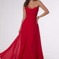 Vestido Dama de Honor  Línea A Escote Corazón con Pashmina.(Varios Colores)