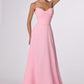 Vestido Dama de Honor  Línea A Escote Corazón con Pashmina.(Varios Colores)