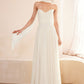 Vestido de Novia Línea A Escote Corazón con Pashmina Color OFF WHITE