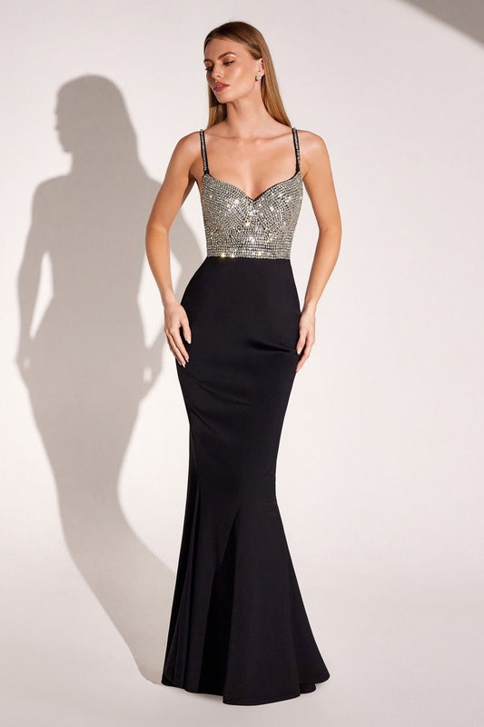 Vestido Corte Sirena con Corsé Bordado (Varios Colores)