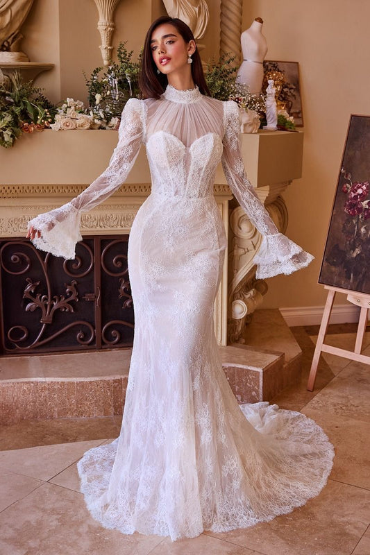 Vestido de Novia  Versatíl Con Encaje.