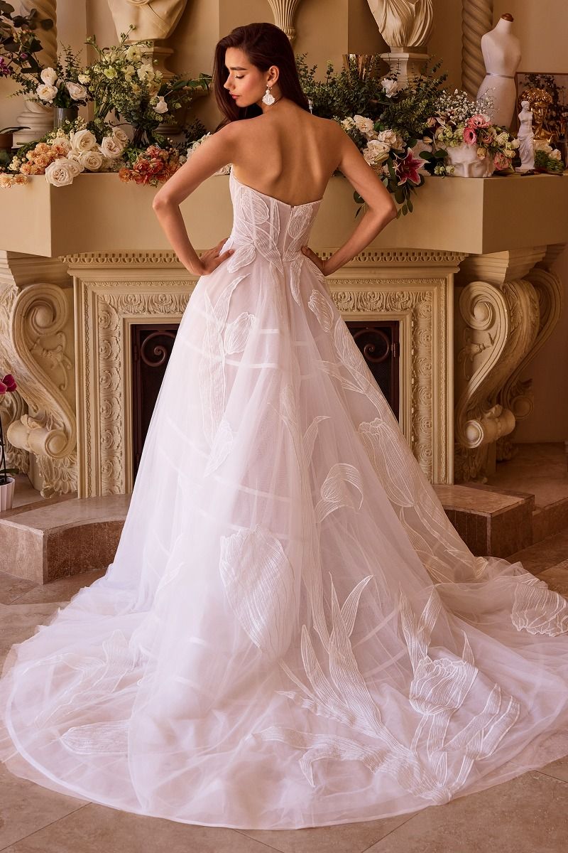 Vestido de Novia Bordado con Lentejuelas Tullip.