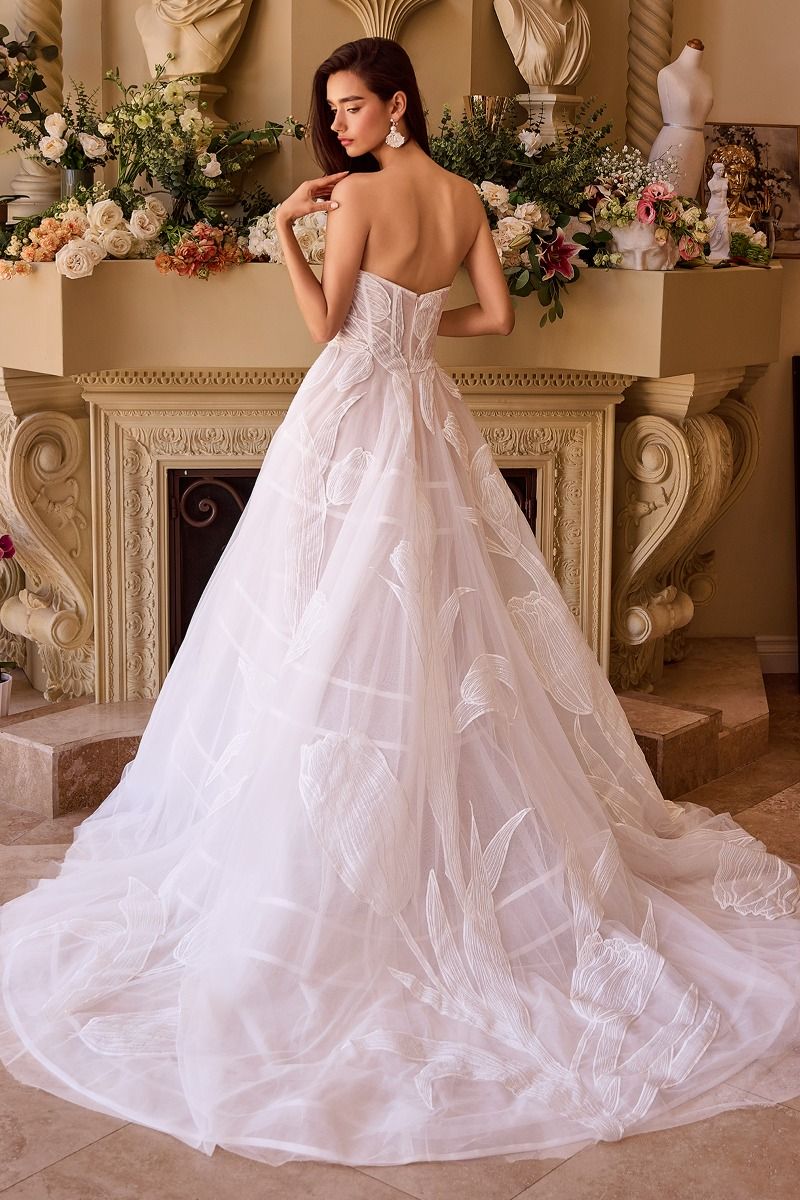 Vestido de Novia Bordado con Lentejuelas Tullip.