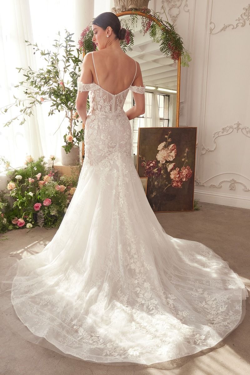 Vestido de Novia Corte Sirena de Encaje.