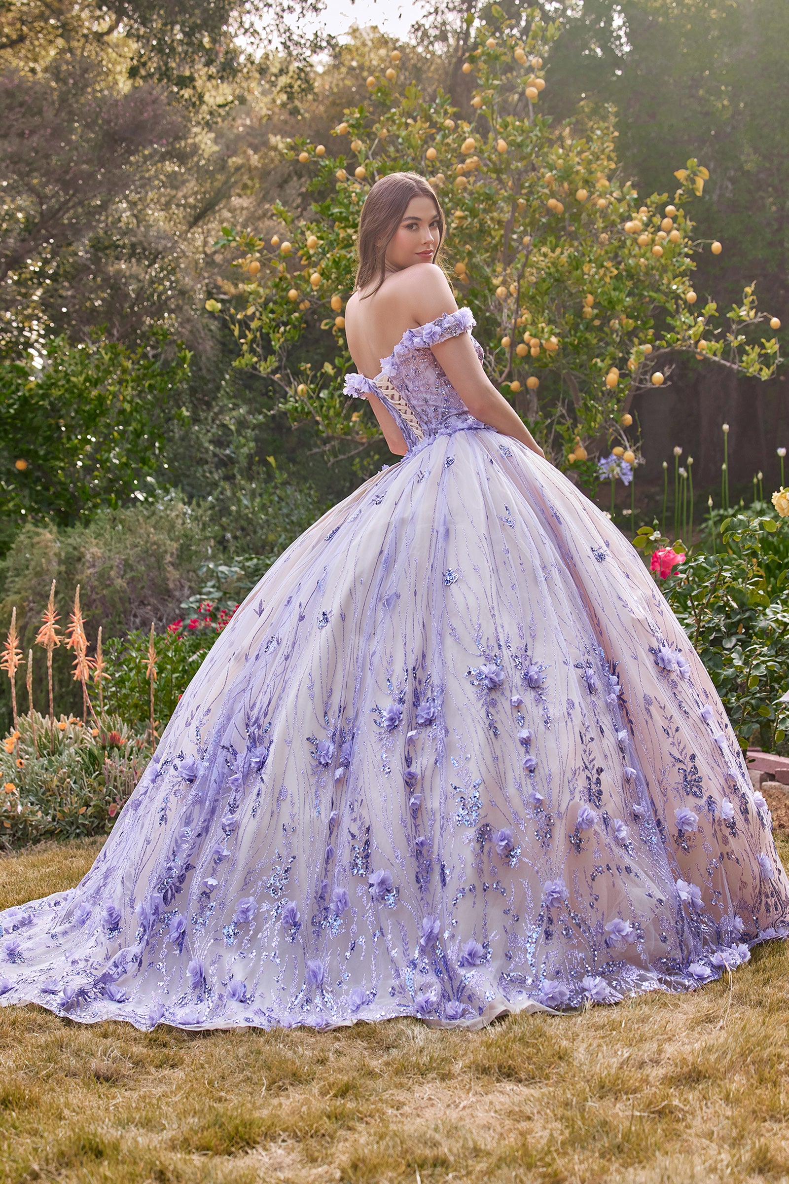 Vestido de quinceañera outlet morado