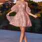 Vestido Corto al Hombro (Varios Colores)